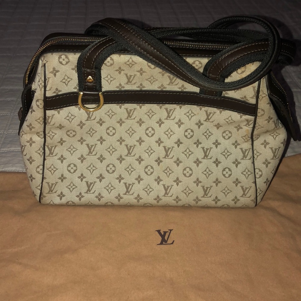 Authentic Louis Vuitton Monogram Mini Lin Idylle